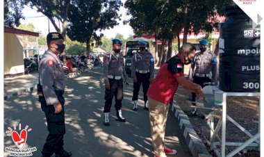 Penertiban-Disiplin-Protokol-Kesehatan,-Propam-Polres-Razia-Masker-di-Lingkup-Mapolres-Manggarai-Barat