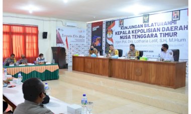 Kapolda-NTT-Kunjungi-KPUD-Manggarai-Barat,-Pastikan-Keamanan-Jelang-Pilkada-Serentak-2020