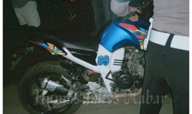 Mabuk-Lawan-Jalur,-Yamaha-Byson-Tabrak-Yamaha-Jupiter-Z,-2-Korban-Luka