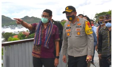 Kapolres-Manggarai-Barat-Dampingi-Kunjungan-Kerja-Menparekraf-RI-di-Labuan-Bajo