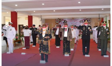 Bersama-Forkopimda,-Kapolres-Manggarai-Barat-Hadiri-Upacara-Virtual-Detik–Detik-Proklamasi-Kemerdekaan-RI-Ke-76-Tahun