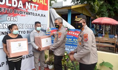 Tinjau-Kantor-Pam-Obvit,-Kapolda-NTT-Serahkan-Batuan-Sosial-(Bansos)-kepada-Masyarakat-di-wilayah-Kota-Labuan-Bajo,-Kabupaten-Manggarai-Barat