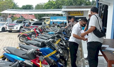 Satlantas-Polres-Mabar-Limpahkan-Kasus-Motor-Bodong-kepada-Satreskrim