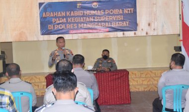 Supervisi-di-Polres-Mabar,-Kabid-Humas-Polda-NTT-Minta-Anggota-Harus-Lebih-Aktif-Bermedia-Sosial