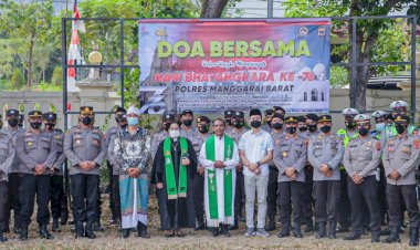 Jelang-HUT-Bhayangkara-Polres-Mabar-Gelar-Doa-Bersama