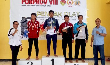 Kisah-Anggota-Polres-Manggarai-Barat-Sumbang-Medali-Emas-Cabor-Pencak-Silat-Porprov-VIII-NTT-2022