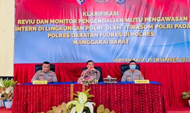 Itwasum-Polri-Gelar-Monitoring-Pengendalian-Mutu-terhadap-Polres-Daratan-Flores-di-Labuan-Bajo