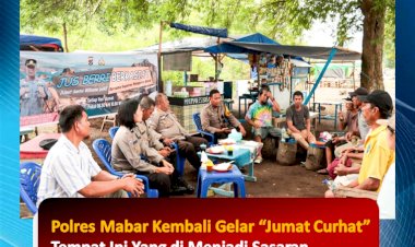 Polres-Mabar-kembali-gelar-“Jumat-Curhat”,-Tempat-ini-Yang-di-Sasar