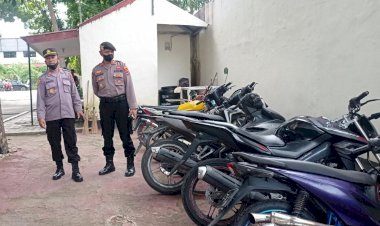 Patroli-KRYD,-Satuan-Samapta-Amankan-Puluhan-Motor-Knalpot-Racing-“Brong”