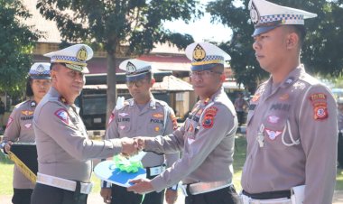 Berkat-KTT-Ke-42-ASEAN,-Satlantas-Polres-Mabar-Terima-Hibah-Kendaraan-Listrik