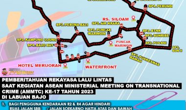 Polisi-Minta-Dukungan-Masyarakat-Demi-Kelancaran-Arus-Lalin-Selama-Gelaran-AMMTC-di-Labuan-Bajo