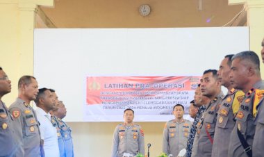 Gelar-Latpraops-Mantap-Brata,-Polres-Mabar-Siap-Mengamankan-Pemilu-Tahun-2024