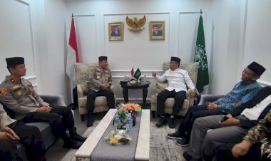 Dikunjungi-Kaops-NCS,-Gus-Yahya-Nilai-Polri-Berhasil-Jaga-Ketentraman-Jelang-Pemilu