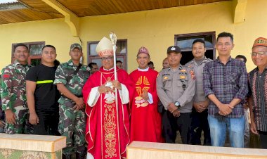 Rangkaian-Trihari-Suci,-Polres-Mabar-Terjunkan-131-Personil-Untuk-Mengamankan-62-Gereja