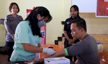 Deteksi-Dini,-Personil-Polri-di-Labuan-Bajo-Ikuti-Pemeriksaan-Kesehatan-Berkala