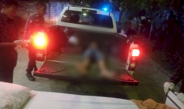 Diduga-Mabuk,-Seorang-Pengendara-Sepeda-Motor-Tabrak-Dump-Truk-di-Labuan-Bajo