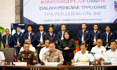 Polri-Tetapkan-PT-AJP-dan-FH-Sebagai-Tersangka-TPPU-Judi-Online,-Sita-Uang-Rp-103,27-Miliar