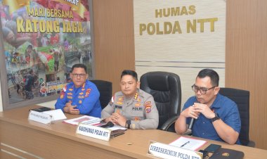 13-Tersangka,-2-Buron:-Polda-NTT-Ungkap-Deretan-Kasus-TPPO-dan-People-Smuggling-dalam-Konferensi-Pers-di-Mapolda-NTT