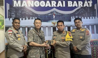 Pastikan-Keamanan-Pariwisata,-Kapolres-Mabar-Terima-Kunjungan-Kerja-Konjen-Jepang-di-Labuan-Bajo