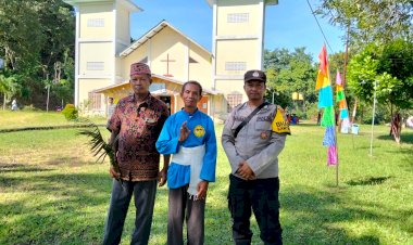 Misa-Minggu-Palma-Aman,-Polisi-Perketat-Pengamanan-Pekan-Suci-di-Labuan-Bajo