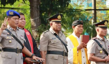 Jaga-Kamtibmas-Destinasi-Wisata-Premium,-Kapolres-Mabar-Kukuhkan-Kasat-Polairud-dan-Sertijab-Kasat-Pam-Obvit