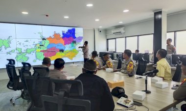 Matangkan-Pengamanan-Pilkades-Serentak-2026,-Polres-Manggarai-Barat-Gelar-Tactical-Wall-Game