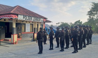H-1-Pencoblosan-Pilkades-Serentak-Mabar,-50-Personel-Brimob-Polda-NTT-Disiagakan-di-Lembor-dan-Kuwus