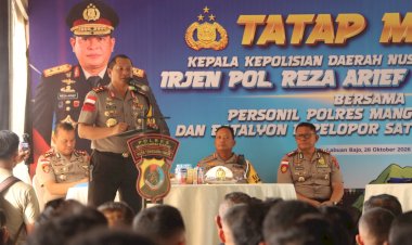 Kunker-Perdana-di-Polres-Mabar,-Kapolda-NTT-Tekankan-Integritas-dan-Kepemimpinan-yang-Melayani