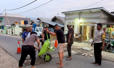 Jawab-Resah-Warga,-Polisi-Pasang-Cermin-Cembung-dan-Polisi-Tidur-di-Pertigaan-Masjid-Baiturrahman