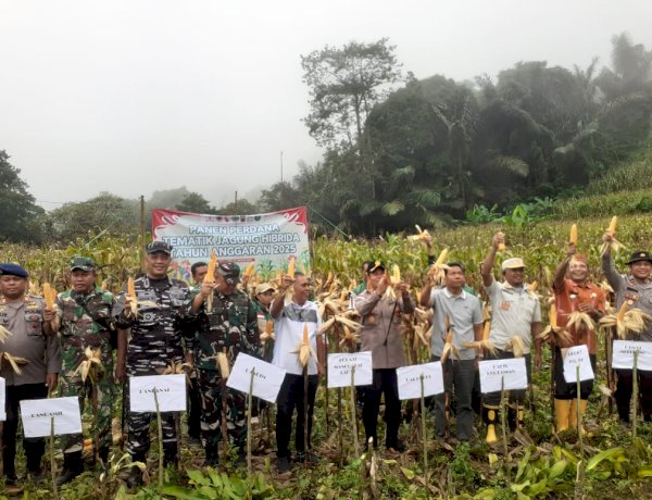‎Menanam Harap di Golo Damu: Langkah Nyata Polres Mabar Kawal Kedaulatan Pangan