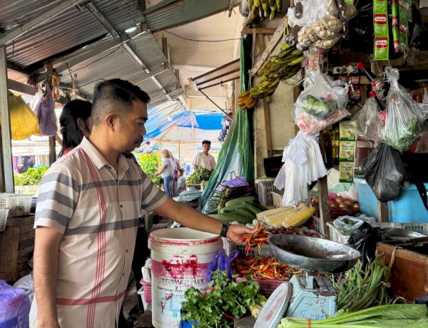 Pantau Stabilitas Harga, Polres Mabar dan Disperindag Sidak Sejumlah Pasar di Labuan Bajo
