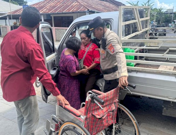 Sosok IPDA Thomas Ola Payi: Ketulusan di Balik Seragam Saat Jumat Agung di Labuan Bajo