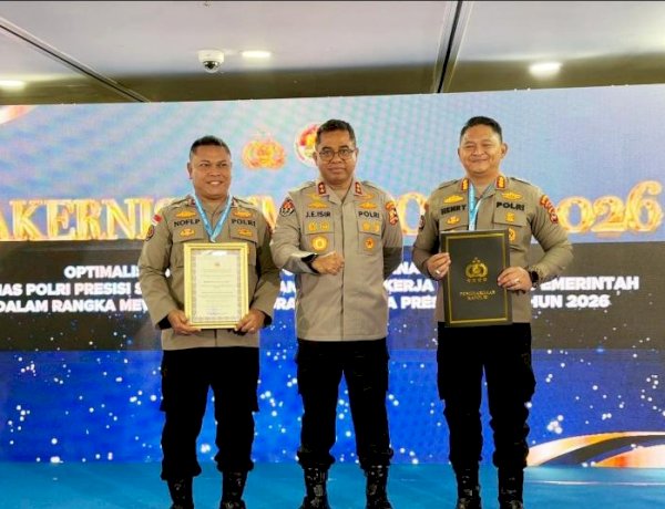 Bidhumas Polda NTT Sabet Juara 3 Portal Humas Polri di Rakernis 2026