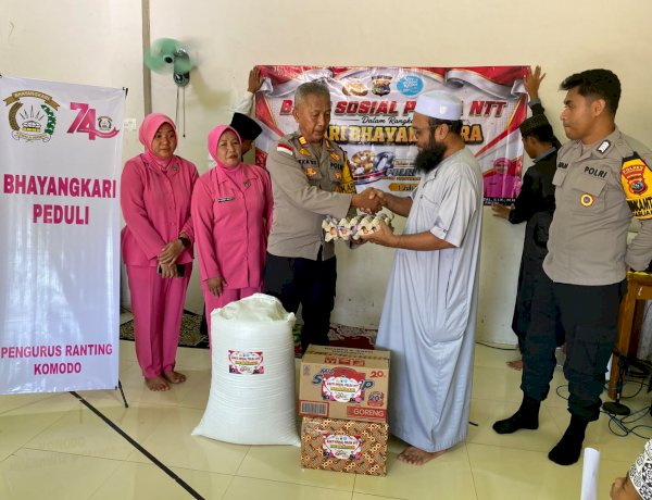 Wujud Nyata Polri Melayani: Polsek Komodo Sentuh Ponpes Tahfiz Alfatah di Hari Bhayangkara ke-80