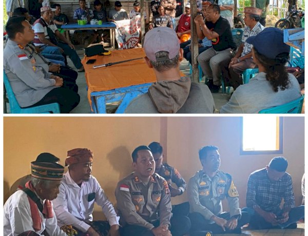 Upaya Cooling System Pasca-Konflik Lahan: AKBP Christian Kadang Rangkul Tokoh Adat Mbehal dan Rareng