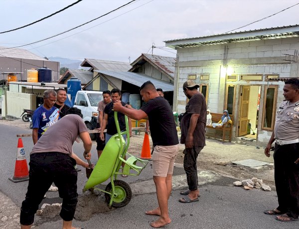 Jawab Resah Warga, Polisi Pasang Cermin Cembung dan Polisi Tidur di Pertigaan Masjid Baiturrahman