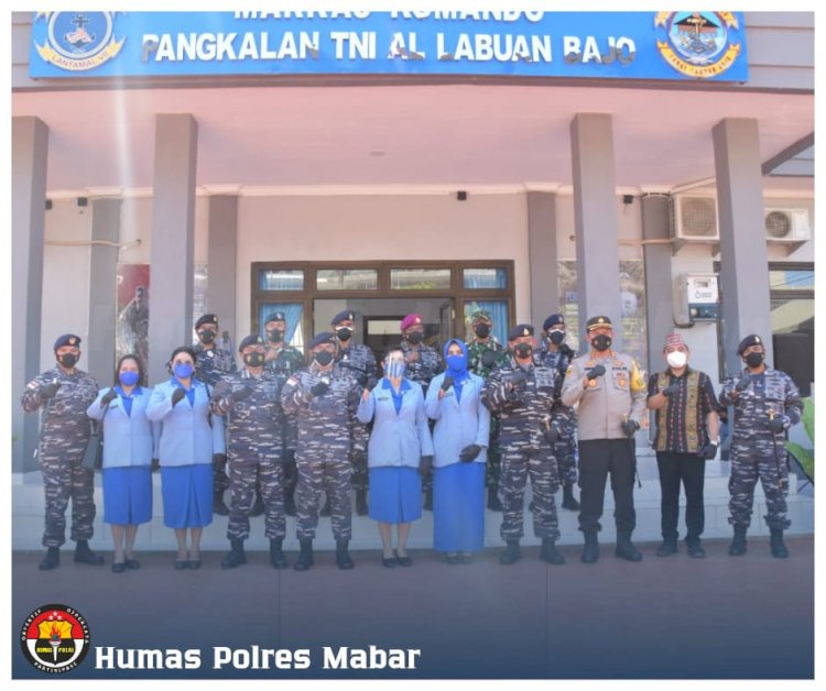 Kapolres Manggarai Barat Hadiri Peresmian Pangkalan TNI Angkatan Laut Labuan Bajo