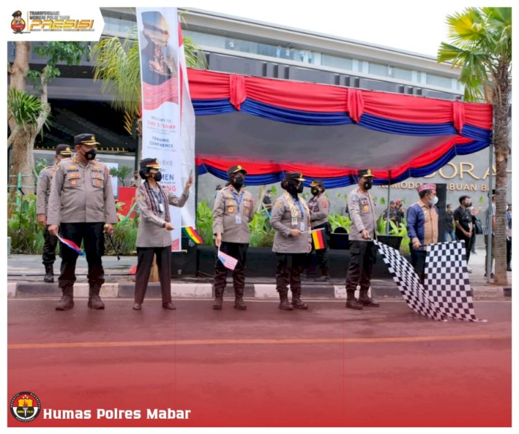 Kapolres Manggarai Barat Hadiri Parade of Nations The 58th IAWP 2021 di Labuan Bajo