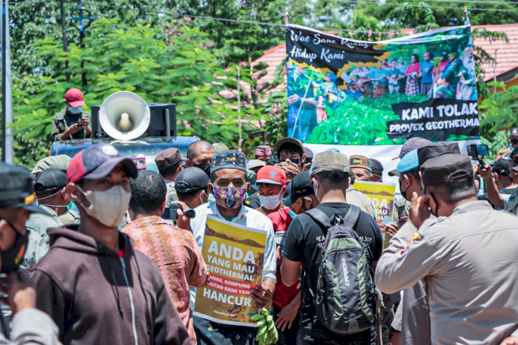 Amankan Aksi Demonstrasi, Kapolres Mabar tegaskan Anggota Kendalikan Diri