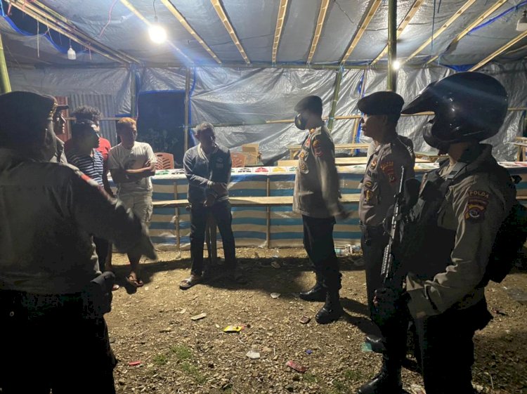 Patroli KRYD Satuan Samapta Polres Manggarai Barat Tutup Kegiatan Dindong di Labuan Bajo