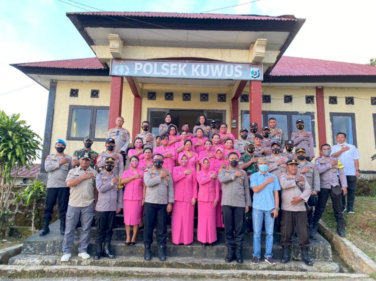 Kapolres Mabar Bersama Ketua Bhayangkari Cabang, Kunker ke Polsek Macang Pacar dan Kuwus