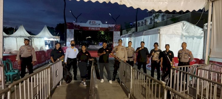 Sinergitas TNI-Polri Amankan Puncak Acara IFG Labuan Bajo Marathon 2022