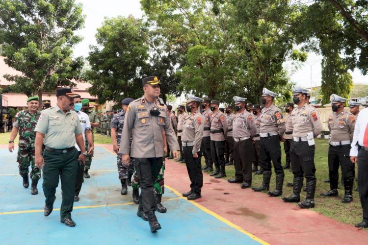Sinergitas TNI-Polri dan Pemerintah Daerah Gelar Apel Siaga Bencana