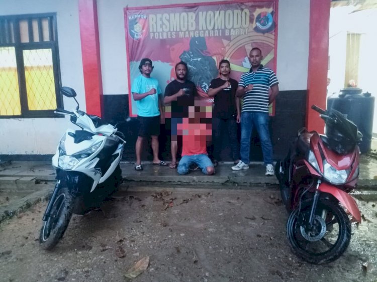 Baru Saja Beraksi, Pelaku Pencurian Sepeda Motor di Bekuk Tim Jatanras Polres Mabar
