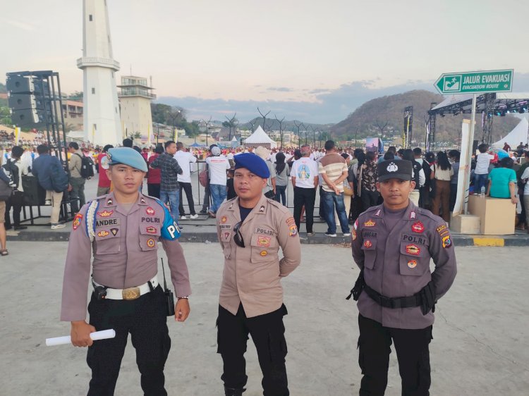Ratusan Aparat Kepolisian Diturunkan Guna Amankan Festival Golo Koe di Labuan Bajo