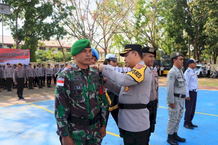 Siap Amankan Pemilu 2024, Polisi Gelar Pasukan OMB di Labuan Bajo