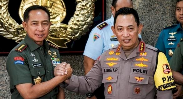 Survei Litbang Kompas : TNI-Polri Jadi Dua Lembaga Dengan Citra Positif Teratas