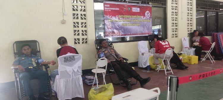 Setetes Untuk Kemanusiaan, Polres Mabar Gelar Donor Darah Demi Membantu Masyarakat