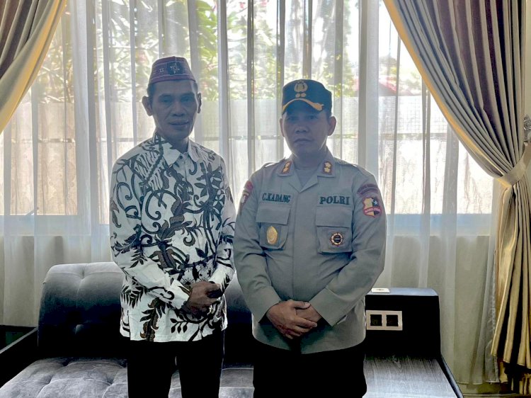 Kunjungi DPRD, Kapolres Komitmen Jaga Kamtibmas di Manggarai Barat