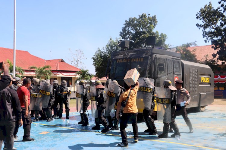 Siap Amankan Pesta Demokrasi, Polisi Gelar Sispamkota di Labuan Bajo